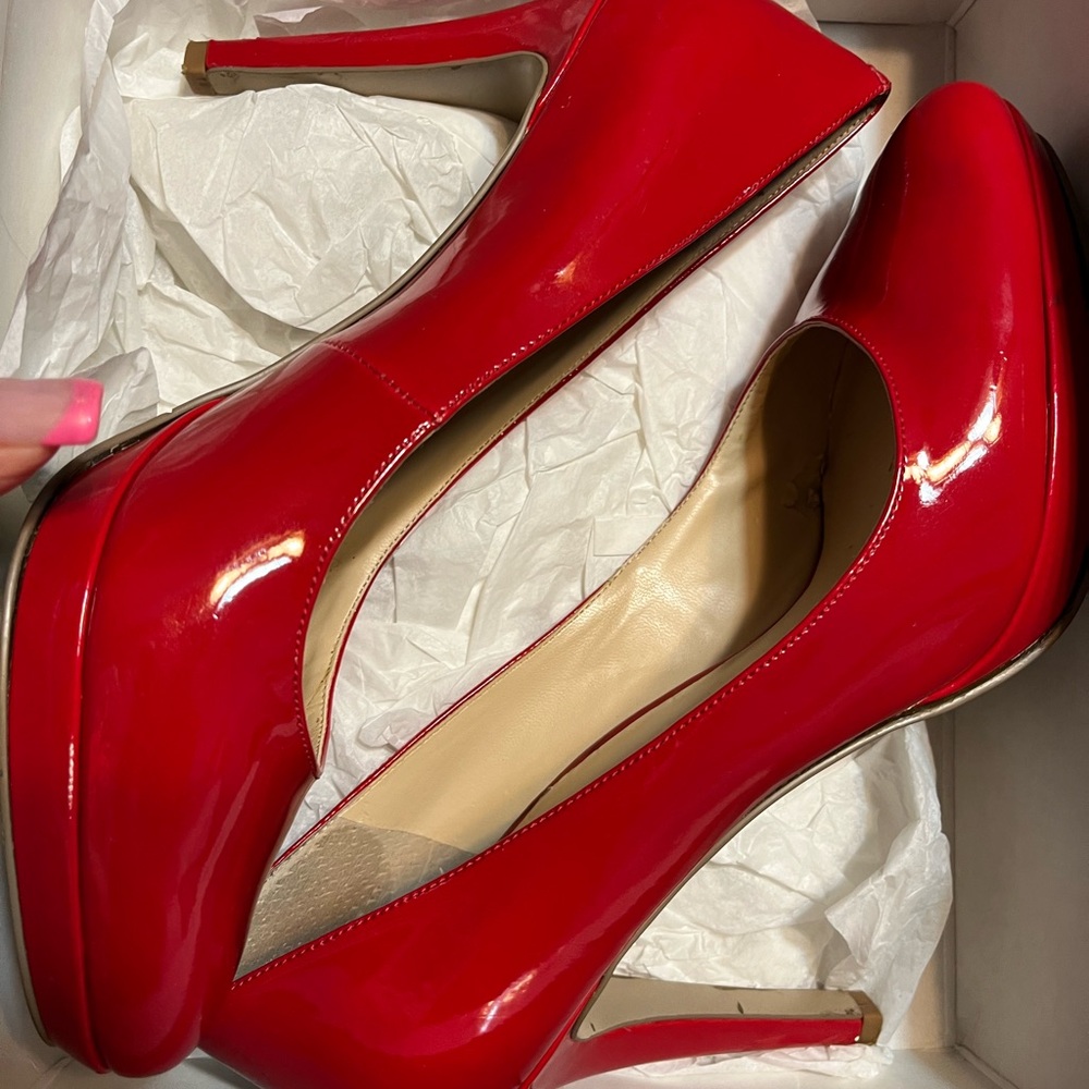 Nine West Red Stiletto Heels